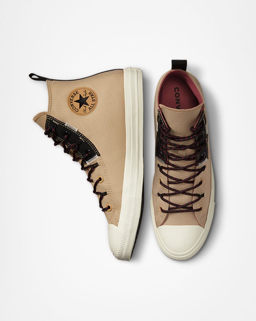 Tenisky Vysoke Converse Chuck Taylor All Star Rugged Basics Damske Hnedožltý Oranžové | SK PRIML1